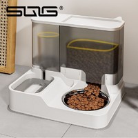 SQG自动饮水大容量猫碗狗碗猫粮食盆双碗饭盆水碗一体宠物用品