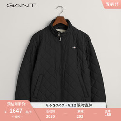GANT 甘特 男士时尚通勤拉链棉服外套7006340 5 S