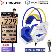 TAIDU 钛度 THS306幻龙之眼游戏耳机  电脑7.1声道USB网咖RGB版