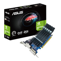 ASUS 华硕 NVIDIA/英伟达 GT710-SL-2GD5-BRK-EVO 2G 独立显卡 半高刀卡 游戏静音GT730-SL-2GD5-BRK