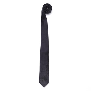 雅戈尔（YOUNGOR）领带男经典提花领带优质涤丝不易掉色顺滑挺括适合商务休闲 时尚黑色 散装