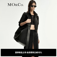 MO&Co.Reebok联名系列2024夏新品【凉感】短款夹克外套MBD2JKT007