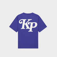 KENZO 凯卓 VERDY联名款 男女款圆领短袖T恤 FE55TS1914SY 深海蓝色 L