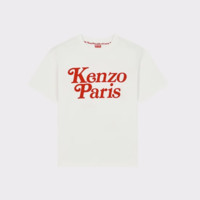 KENZO 凯卓 VERDY联名款 男女款圆领短袖T恤 FE55TS1914SY 米白色 XL