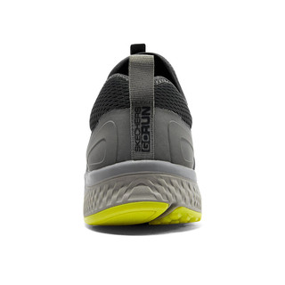 斯凯奇（Skechers）男鞋休闲运动跑步鞋缓震透气耐磨轻便户外220102 炭灰/柠檬色CCLM 40