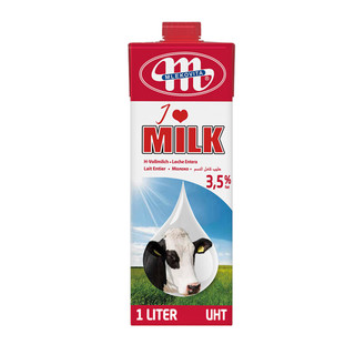 波兰原装进口 LOVE系列全脂纯牛奶1L*12盒