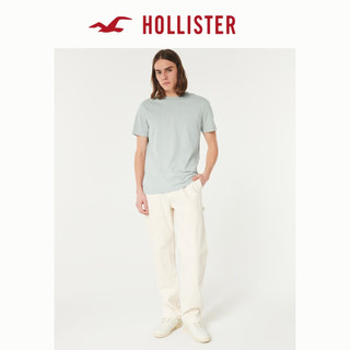 HOLLISTER24春夏美式棉质圆领短袖T恤 男女装 KI324-4088 浅蓝灰色 XL (180/116A)