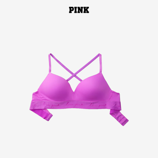 PINK 无钢圈时尚舒适文胸胸罩女士内衣 35P4紫色-聚拢 11199791 32D