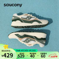 Saucony索康尼SHADOW6000运动休闲鞋男女复古跑鞋吴念真白绿40.5