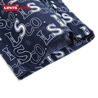 LEVI'S李维斯童装大小男童短裤夏季儿童舒适休闲裤子  深靛蓝 90/50 