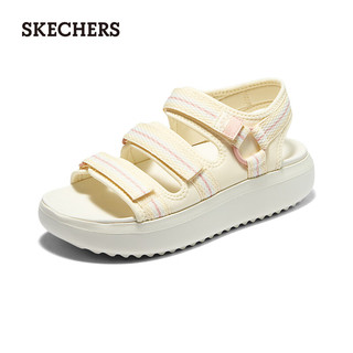 斯凯奇（Skechers）BOB'S系列女士休闲凉鞋114805 黄色/多彩色/YLMT 39