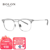 BOLON 暴龙 眼镜轻商务眉架β钛光学镜近视眼镜框男轻 BT6016B16