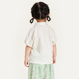minibala迷你巴拉巴拉女童短袖T恤夏季宝宝甜美温柔亲肤软糯纯棉儿童上衣