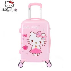 Hello Kitty 凯蒂猫 行李箱女可爱儿童拉杆箱20英寸万向轮旅行箱可登机 KT18050-20