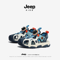 Jeep 吉普 儿童夏季沙滩 软底防滑包头鞋