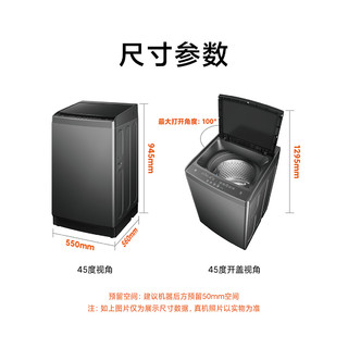 Xiaomi 小米 米家波轮洗衣机10kg 钛金灰