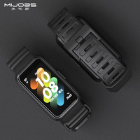 mijobs 适用华为手环7表带华为手环7腕带nfc版pro手表带智能运动替换表带配件编织七代透气创意男士女生手链表链新品
