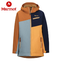 Marmot 土拨鼠 户外新款滑雪服男童防水透气保暖TR棉滑雪衣