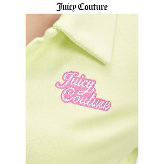 JUICY COUTURE橘滋T恤女24夏季新款美式运动户外POLO衫休闲甜美短袖上衣