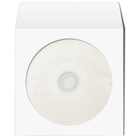 MNDA 铭大金碟 cd dvd光盘收纳纸袋 100片/包 白色