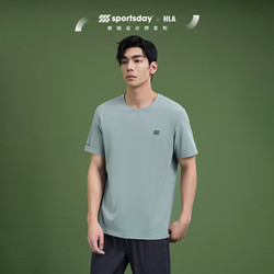 HLA 海澜之家 短袖T恤男24马术运动凉感透气短袖男夏季