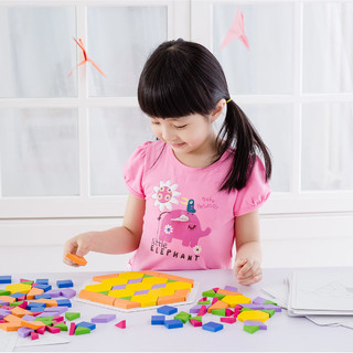 木马智慧STEM积木拼搭儿童早教启智逻辑思维积木桌游玩具