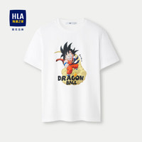 HLA 海澜之家 短袖T恤男24龙珠联名系列纯棉印花短袖男夏季
