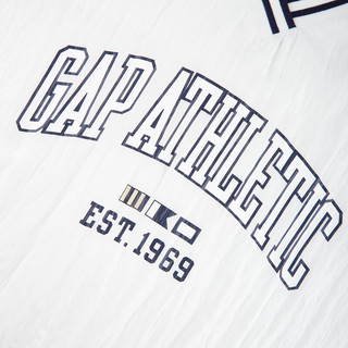 Gap女装2024夏季新款肌理感logo撞色插肩短袖宽松上衣465685  175/92A() 亚洲尺码