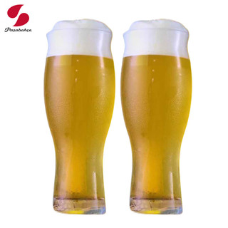 帕莎帕琦（Pasabahce）2只装精酿啤酒杯无铅钢化玻璃饮料果汁杯598毫升420298