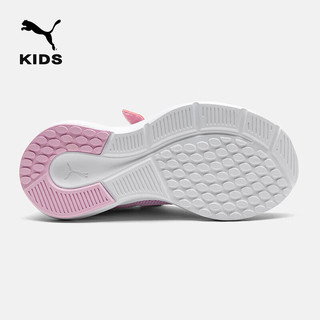 彪马儿童运动鞋跑步鞋 淡紫色-彪马白-绿色 32 