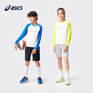 亚瑟士（asics）童装2024夏季男女儿童吸湿速干舒适运动短裤 332241103100 130码