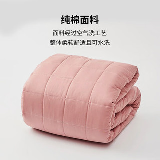 MUJI 柔软洗棉褥垫 软垫垫子床褥床垫罩床笠二合一儿童用床垫保护罩 粉色 加大双人180*200*18~28cm床垫用