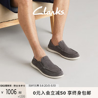 Clarks 其乐 舒履系列男鞋24新品网面透气懒人鞋舒适百搭乐福豆豆鞋