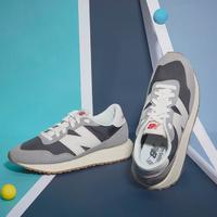 new balance 237系列 中性休闲运动鞋 MS237SC 浅灰/深蓝色 37.5