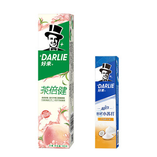 DARLIE 好来 白桃味160g+牙膏小样1支