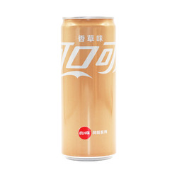 Coca-Cola 可口可乐 香草味330ml*12罐风味可乐摩登罐汽水碳酸饮料原厂整箱装