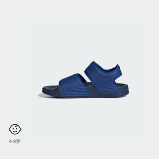 adidas ADILETTE SANDAL休闲凉鞋男小童儿童阿迪达斯轻运动 皇家蓝/绿/深蓝 31.5码