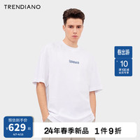 TRENDIANO Wewe联名系列小熊印花短袖2024年夏季新款T恤休闲男
