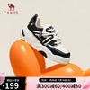 CAMEL 骆驼 休闲板鞋女秋季厚底运动鞋增高舒适鞋子 L23A525044米/黑 36