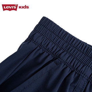 Levi's李维斯童装24夏儿童梭织短裤男童休闲裤 深靛蓝 140/60(S)