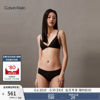Calvin Klein内衣【JENNIE同款】24春夏女性感蕾丝可卸垫三角杯文胸QF7540AD