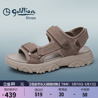 金利来（goldlion）凉鞋男24夏季透气户外鞋舒适轻便沙滩鞋G542420317FFF