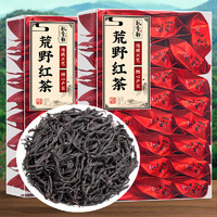 飘香韵茶叶 金骏眉红茶 新茶花果香型养胃自己喝 独立25小包装 荒野红茶（二盒）250g