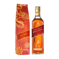 尊尼获加（JOHNNIE WALKER）红牌红方 苏格兰调配型威士忌龙年礼盒700ml 洋酒宝树行