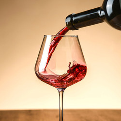 CLITON 大号勃艮第红酒杯加厚玻璃大肚葡萄高脚杯高端红酒杯550ML