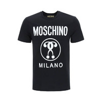 MOSCHINO 男士撞色图案T恤 07037041155548