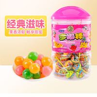 DODO 徐福记旗下DODO多嘟棒棒糖熊博士儿童混合水果味休闲零食桶装糖果