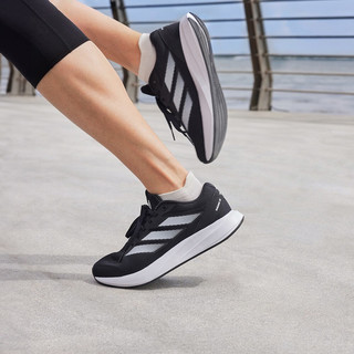 adidas DURAMO RC训练备赛轻盈舒适跑步运动鞋女阿迪达斯 黑色/白色 41