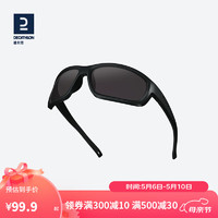 迪卡侬户外太阳眼镜墨镜MH500黑色新老产品交替4073334 镜角logo2