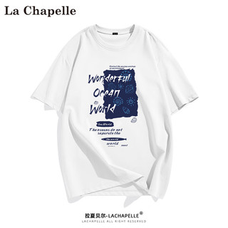 La Chapelle 男士纯棉短袖t恤 3件